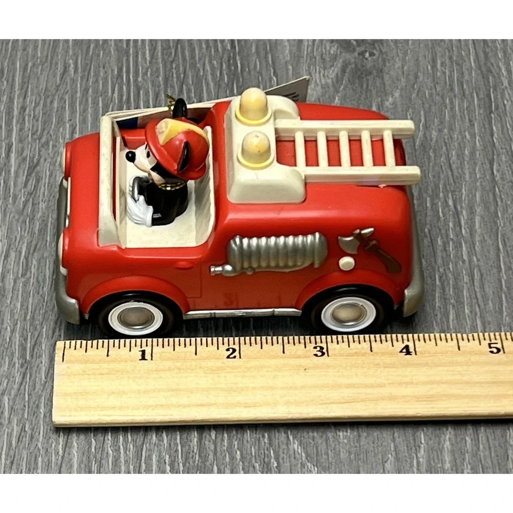 Disney Mickey‎ Mouse Fire Engine Truck w/ Sound & Candles Red - EMPTY
